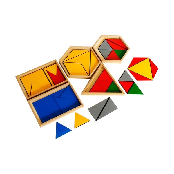Hướng dẫn tự làm bộ Tam giác xây dựng Montessori Constructive Triangles